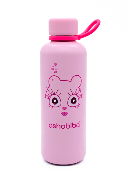 Pink insulated water bottle with a kawaii-style design. Cute water bottle for girls.

Roze beker voor meisjes. Ideaal voor meisjes met kawaii- achtige print van ashobiba